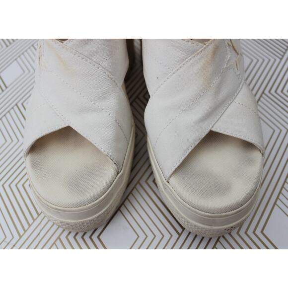 CONVERSE Womens Chuck 70 De Luxe Heel Sandal Platform Size 8 Pre-Owned - Picture 7 of 12
